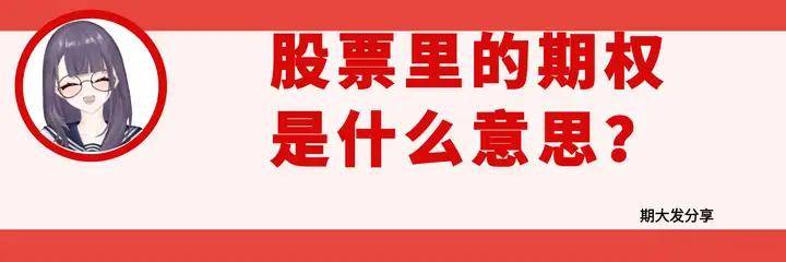 股票里的期權(quán)是什么意思？