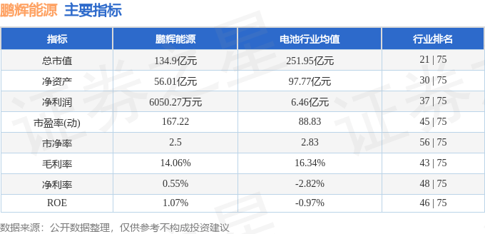 股票行情快報(bào)：鵬輝能源（300438）1月8日主力資金凈賣出1582.61萬元