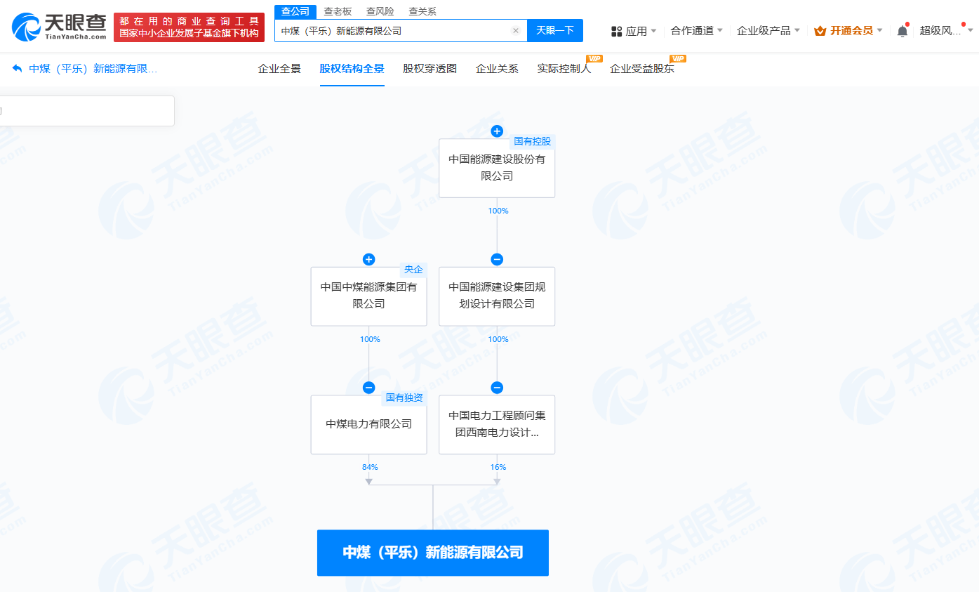 中國(guó)中煤 中國(guó)能建成立新能源公司