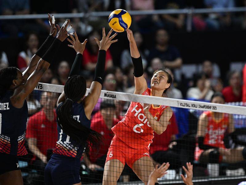 3連勝！世錦賽-中國女排3-0多米尼加鎖小組頭名 1/8決賽戰(zhàn)法國